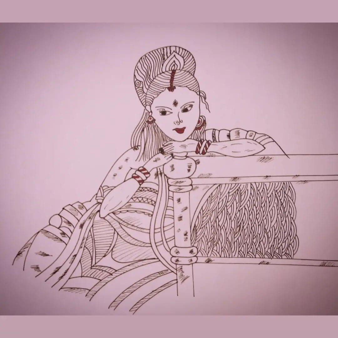 Pencil Sketch by Kinjal's Arts