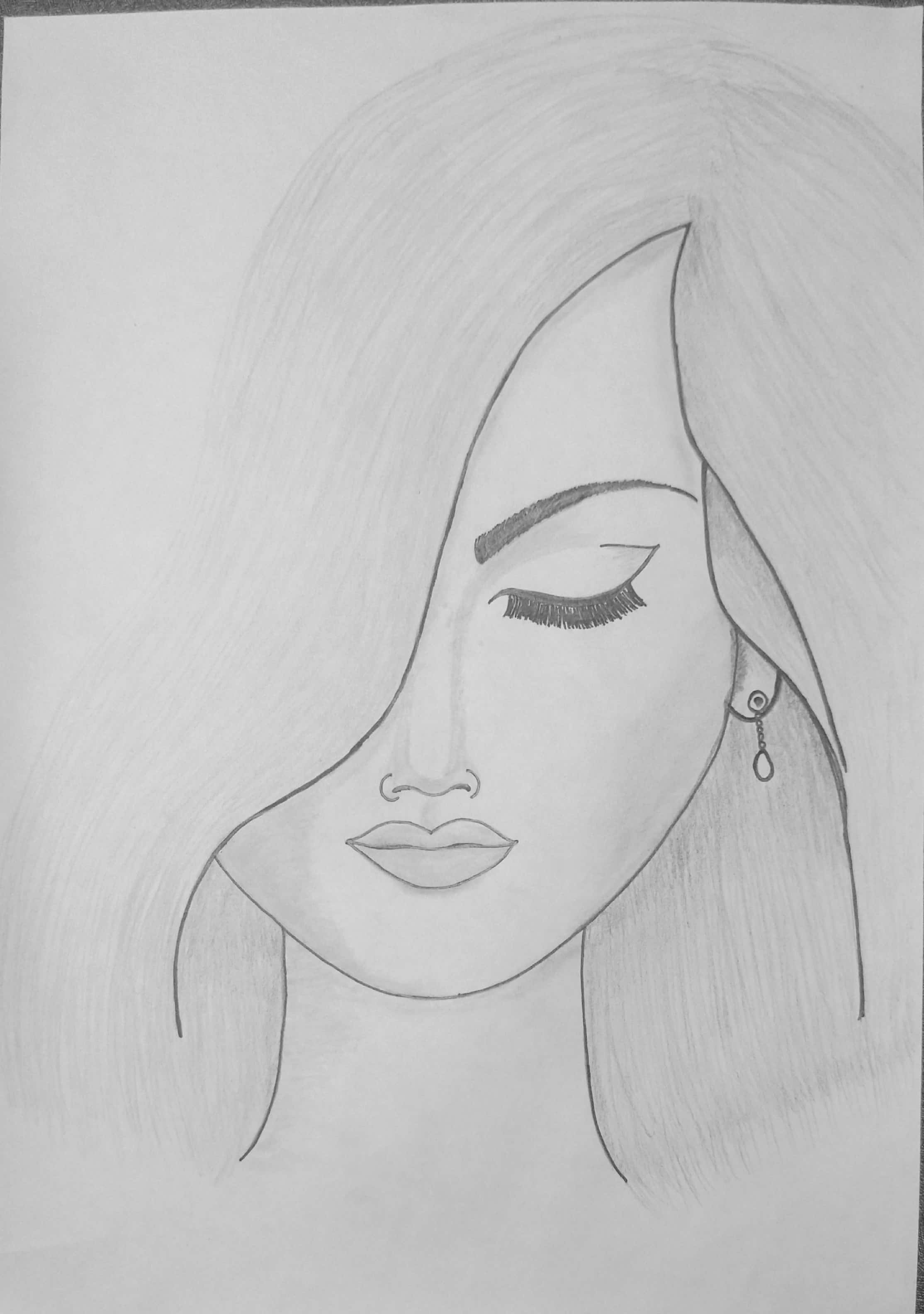 Pencil Sketch by Kinjal's Arts - Angle 1