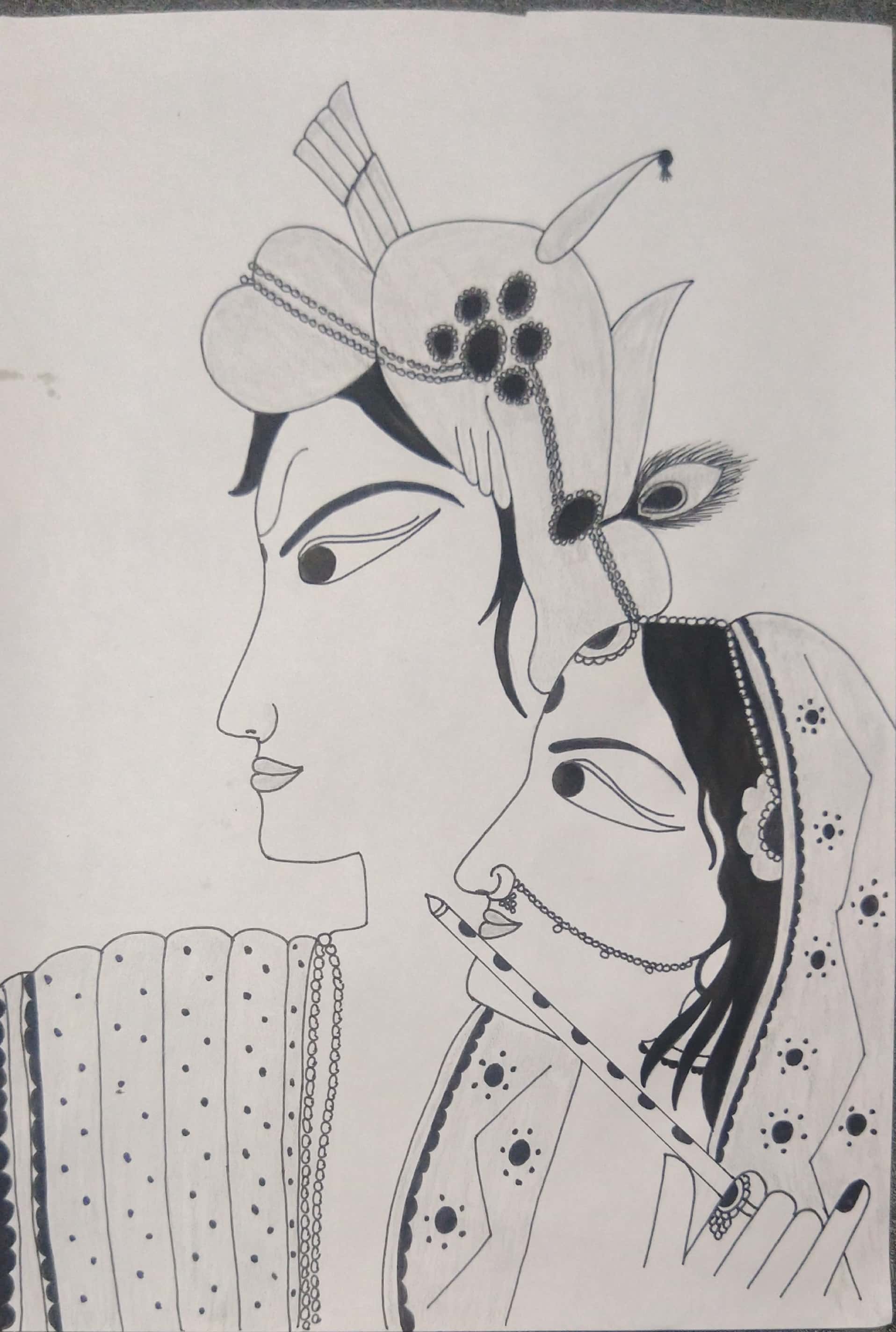 Pencil Sketch by Kinjal's Arts - Angle 1